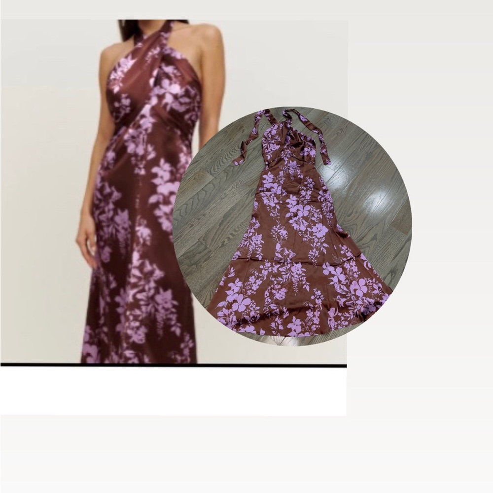 New reformation silk dress